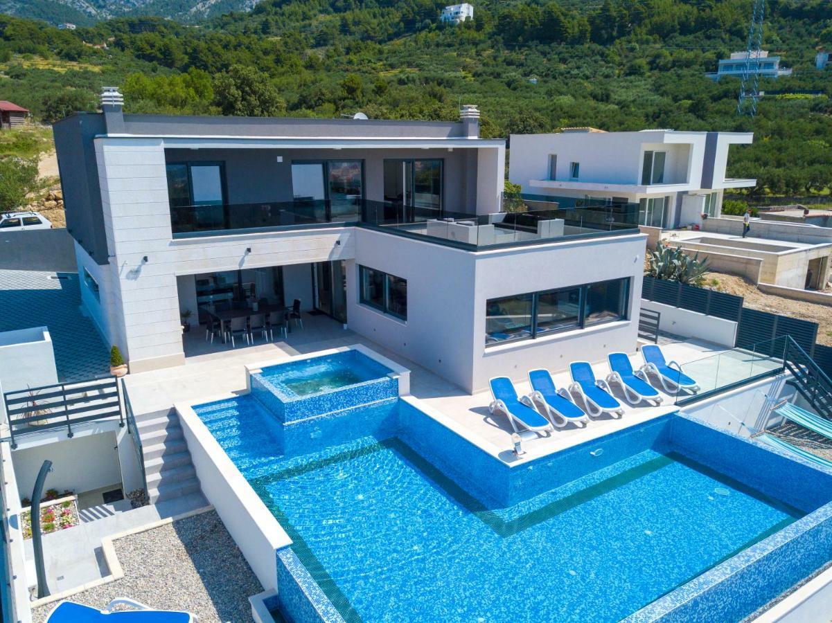 Luxury Villa High Hopes With Pool Makarska Exterior foto